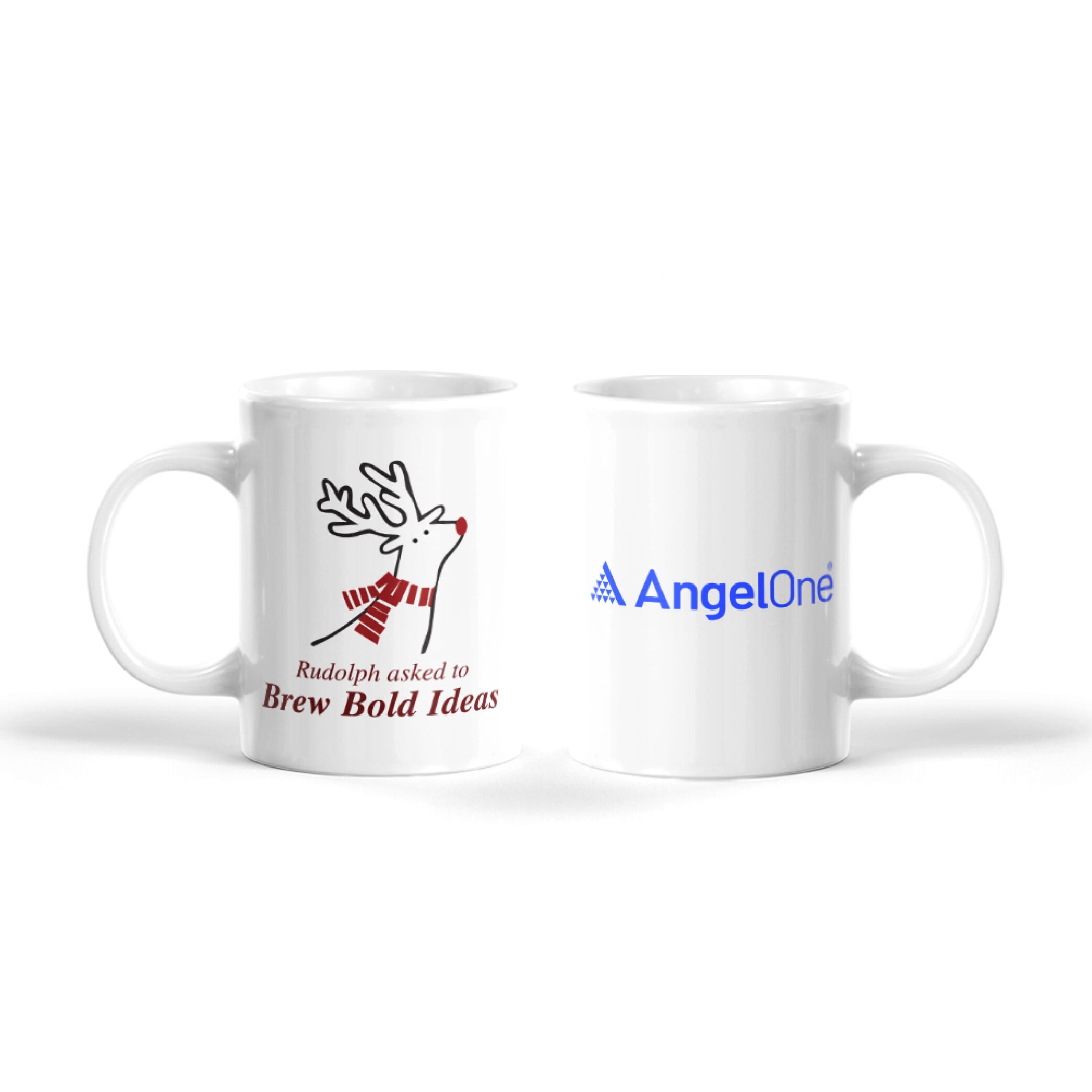 Brew Bold Ideas Sublimation Mug - White
